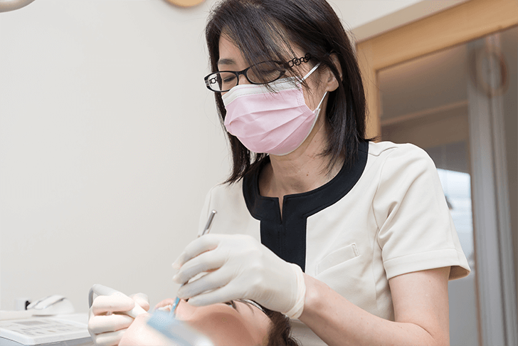 歯科衛生士のクリーニング
