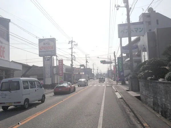 府中駅方面からのルート